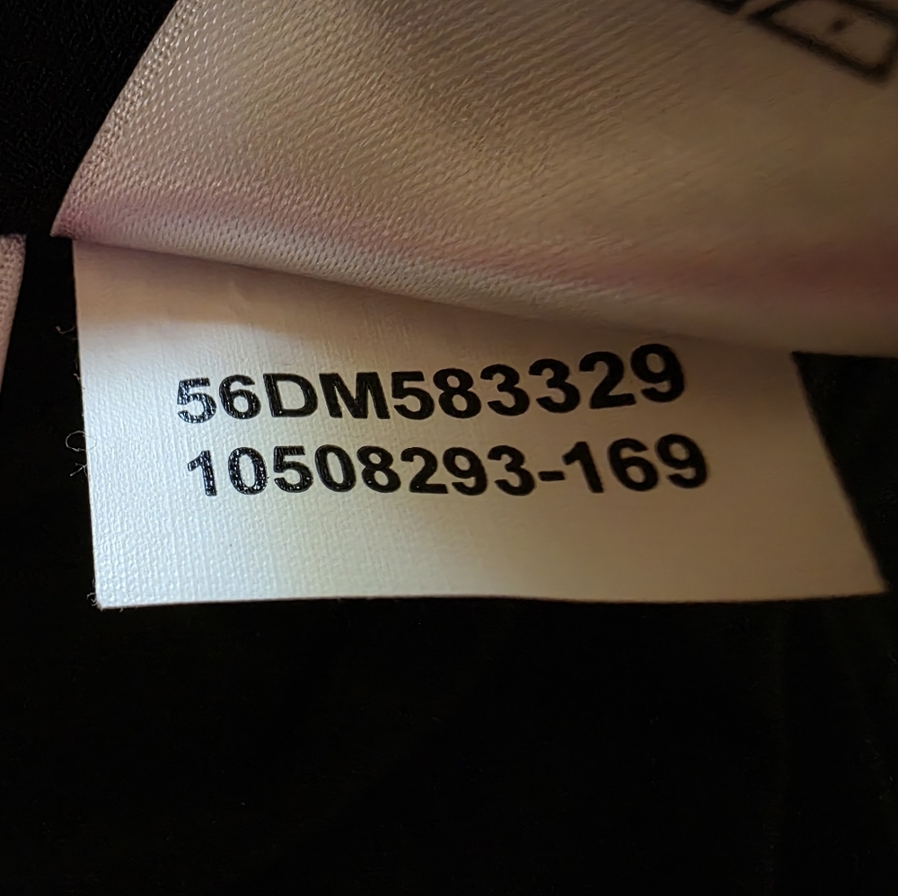 Anne Klein Black Midi Dress Size 14 Classic Fit & Flare Career Cocktail - Picture 14 of 14